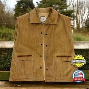 VTG 80s Mulberry Street Corduroy Jacket VEST ONLY SEE CONDITION Size 13/14 (XXL)